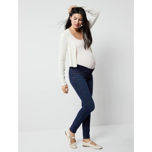 J Brand Mama J Super Skinny Maternity Jeans - /Navy - 29M - Picture 4 of 8